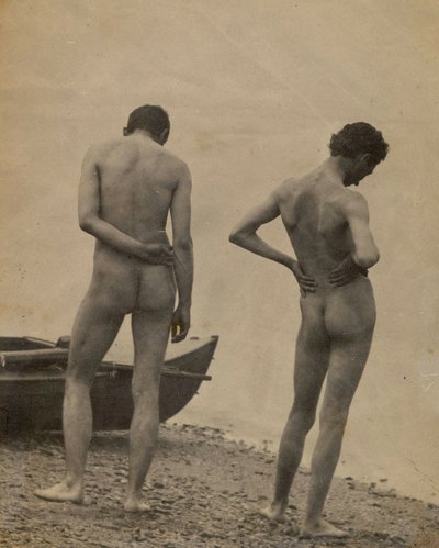Thomas Eakins e John Laurie Wallace em uma praia de 1883 de Thomas Cowperthwait circle of Eakins