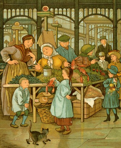 mercado coberto de Paris de Thomas Crane