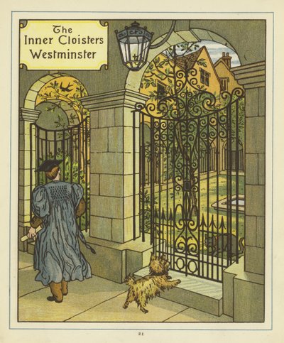 Os claustros internos de Westminster de Thomas Crane