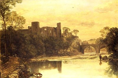 Barnard Castle On The Tees (óleo sobre tela) de Thomas Creswick