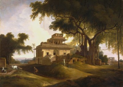 Ruínas do Naurattan, Sasaram, Bihar de Thomas Daniell