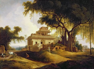 Ruínas do Naurattan, Sasaram, Bihar de Thomas Daniell