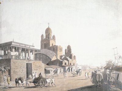 Street Scene, de "Views in Calcutta" de Thomas Daniell, 1786-1788 de Thomas Daniell