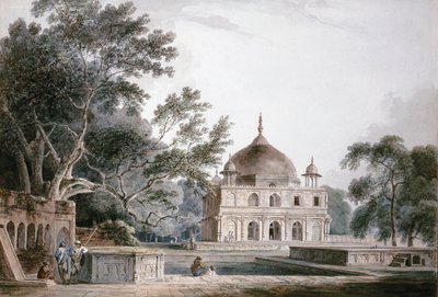 O mausoléu do príncipe Khusrau, Allahabad, Uttar Pradesh, de Thomas Daniell