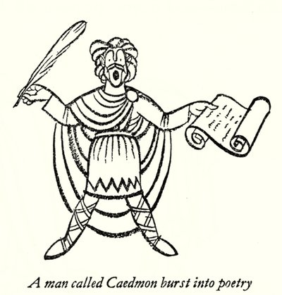 Caedmon (litografia) de Thomas Derrick