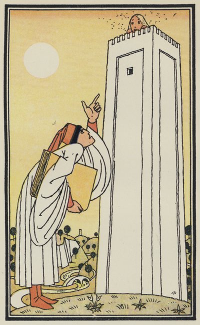 Ilustração para O Decameron de Boccaccio (litografia a cores) de Thomas Derrick