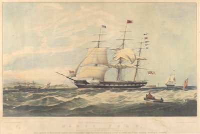 O célebre Clipper Ship Marco Polo de Thomas Dove