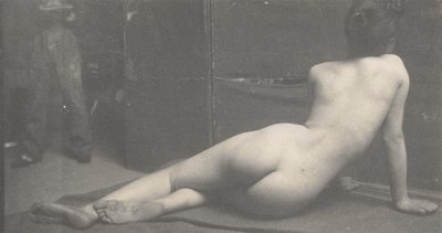 [Nu feminino de costas], c. 1889., c. 1889. de Thomas Eakins