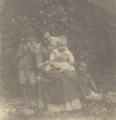[Frances Crowell e os seus filhos] de Thomas Eakins