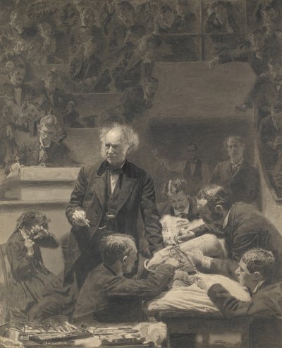 Clínica Gross, 1875-76. de Thomas Eakins