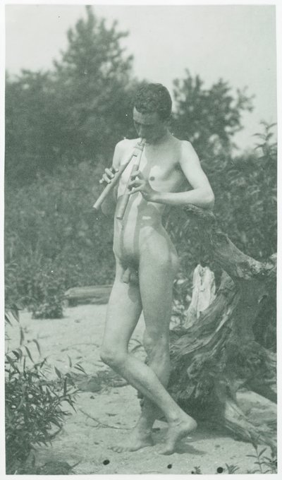 J. Laurie Wallace Estudo para Arcadia, c. 1883. de Thomas Eakins