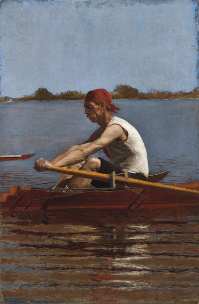 John Biglin em um único Scull, 1874 de Thomas Eakins