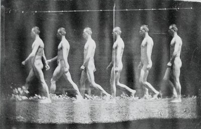 Marey Wheel Fotografias de Jesse Godley, 1884. de Thomas Eakins