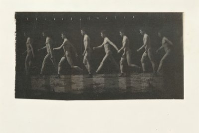 Marey Wheel Fotografias de Modelo Não Identificado, 1884. de Thomas Eakins