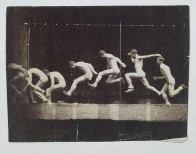 Marey Wheel Fotografias de Modelo Não Identificado, 1884. de Thomas Eakins