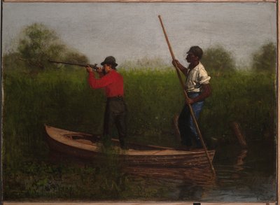 Tiro de trilho no Delaware de Thomas Eakins