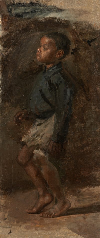 Estudo para a Dança do Rapaz Negro: The Boy, provavelmente 1877. de Thomas Eakins