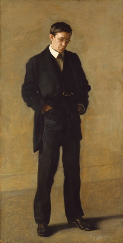 O Pensador: Retrato de Louis N. Kenton, 1900. de Thomas Eakins