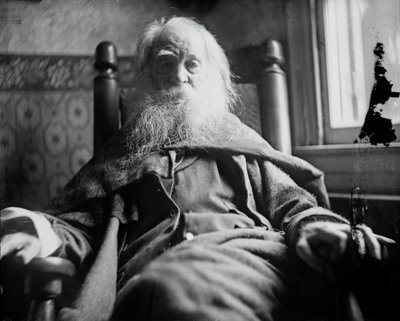 Walt Whitman em Camden, N.J., c. 1891. de Thomas Eakins