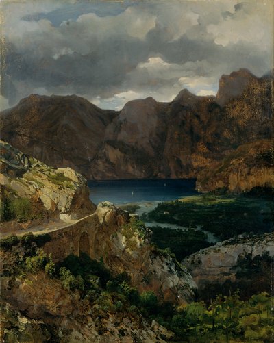 Vista do Lago de Garda de Thomas Ender