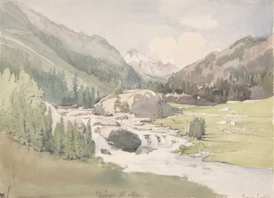Vale da Montanha, início de meados do século XIX. de Thomas Ender