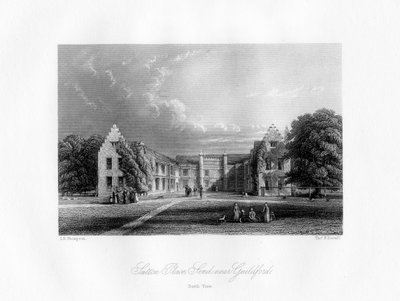 Sutton Place, perto de Guildford, Surrey, século XIX. de Thomas F. Darmill
