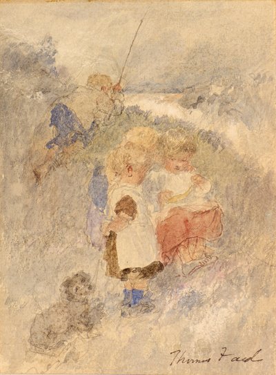 Pesca Infantil de Thomas Faed