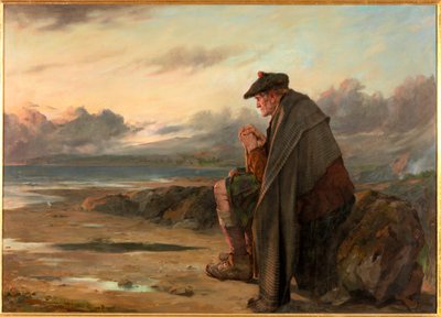 Oh, porque eu deixei meu Hame &39;, 1886 de Thomas Faed
