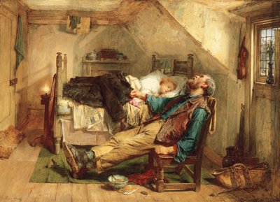 Desgastado, 1868 de Thomas Faed