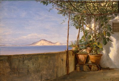 Terraço em Procida de Thomas Fearnley
