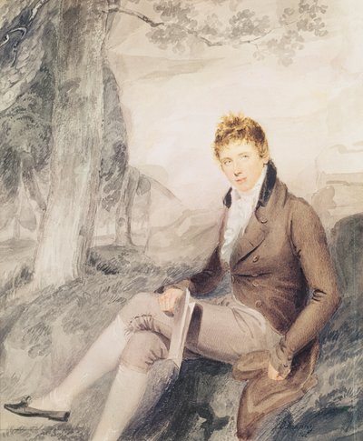 Retrato do Templo de Henry John (1784-1865) 3º Visconde de Palmerston, 1802 de Thomas Frank Heaphy