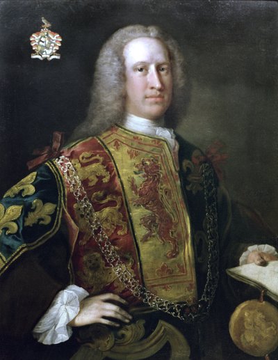 Sir Charles Townley, Rei de Armas da Jarreteira de Thomas Frye