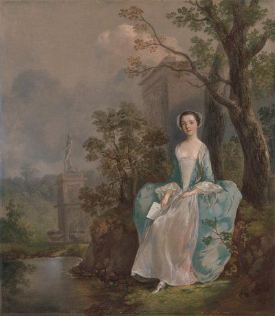 Retrato de uma Mulher de Thomas Gainsborough