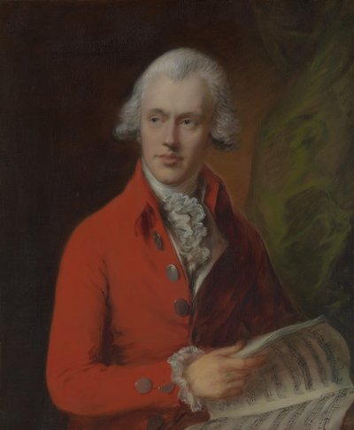 Charles Rousseau Burney 1747-1819, ca. 1780 de Thomas Gainsborough