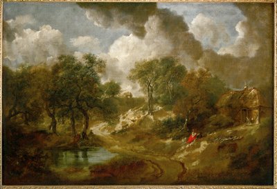 Paisagem em Suffolk (pintura sobre tela) de Thomas Gainsborough