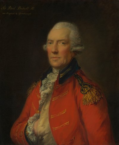 Tenente-coronel Paul Pechell 1724-1800. de Thomas Gainsborough