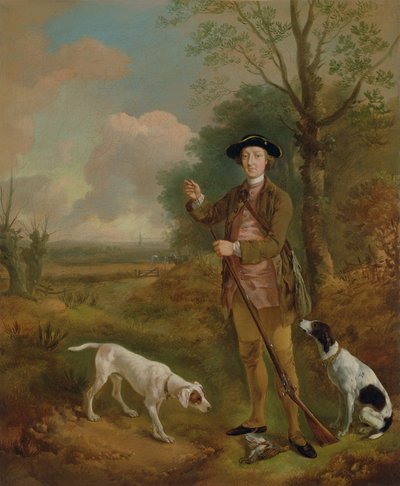 Major John Dade (1726-1811) de Tannington, Suffolk, c.1755 (óleo sobre tela) de Thomas Gainsborough