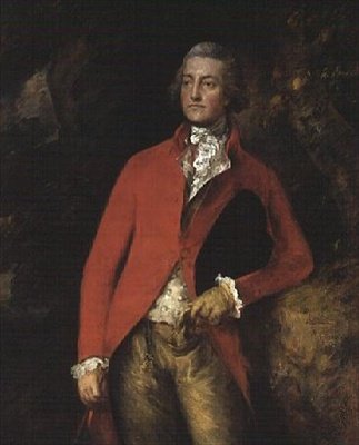 Major William Tennant de Needwood House, Staffordshire (óleo sobre tela) de Thomas Gainsborough