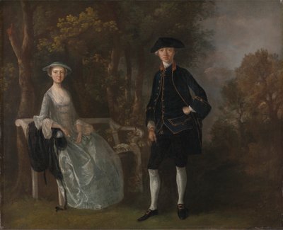 Lady Lloyd and Her Son, Richard Savage Lloyd, de Hintlesham Hall, Suffolk de Thomas Gainsborough RA