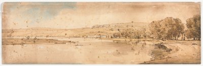 Uma seleção das vinte das vistas mais pitorescas de Paris, 1802. de Thomas Girtin