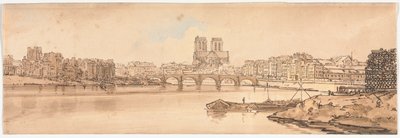 Uma seleção das vinte das vistas mais pitorescas de Paris, 1802. de Thomas Girtin