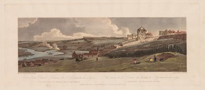 Uma seleção das vinte das vistas mais pitorescas de Paris: Vista do Palace Terrace, 1803. de Thomas Girtin