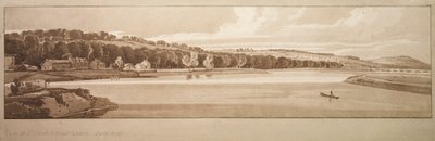 Uma seleção de vinte das vistas mais pitorescas de Paris: Vista de St. Cloud e do Monte Calvário tirada de Pont de Sêve de Thomas Girtin
