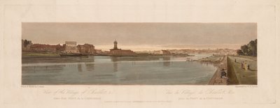Uma seleção de vinte das vistas mais pitorescas de Paris: vista da vila de Chaillot, etc. de Thomas Girtin