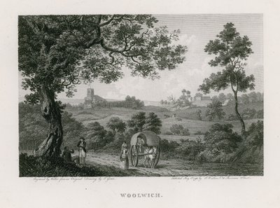 Uma visão de Woolwich de Thomas Girtin