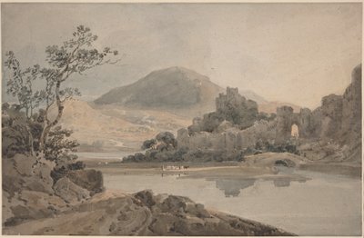 Castelo de Conwy, País de Gales do Norte de Thomas Girtin