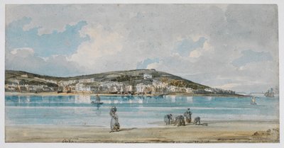 Vista de Appledore, North Devon, de Instow Sands de Thomas Girtin