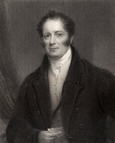 Edward Baines, gravado por J. Cochran, da National Portrait Gallery, volume V, publicado em 1835 de Thomas Hargreaves