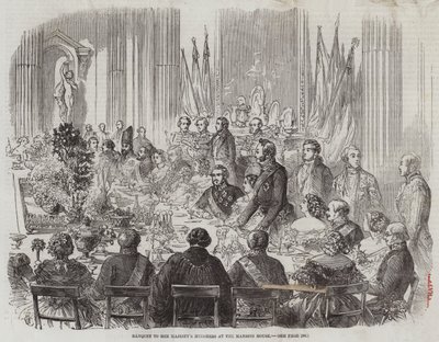 Banquete para os ministros de Sua Majestade na Mansion House de Thomas Harrington Wilson