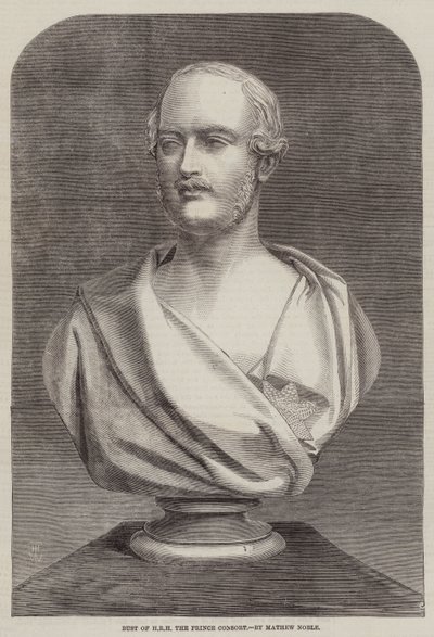 Busto de SAR o Príncipe Consorte, de Mathew Noble de Thomas Harrington Wilson